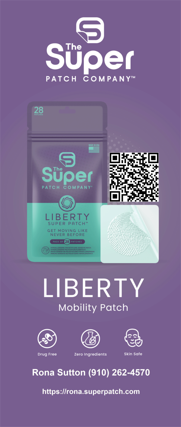 Liberty SuperPatch Customized Banner with Large QR Code for SuperPatch Representatives