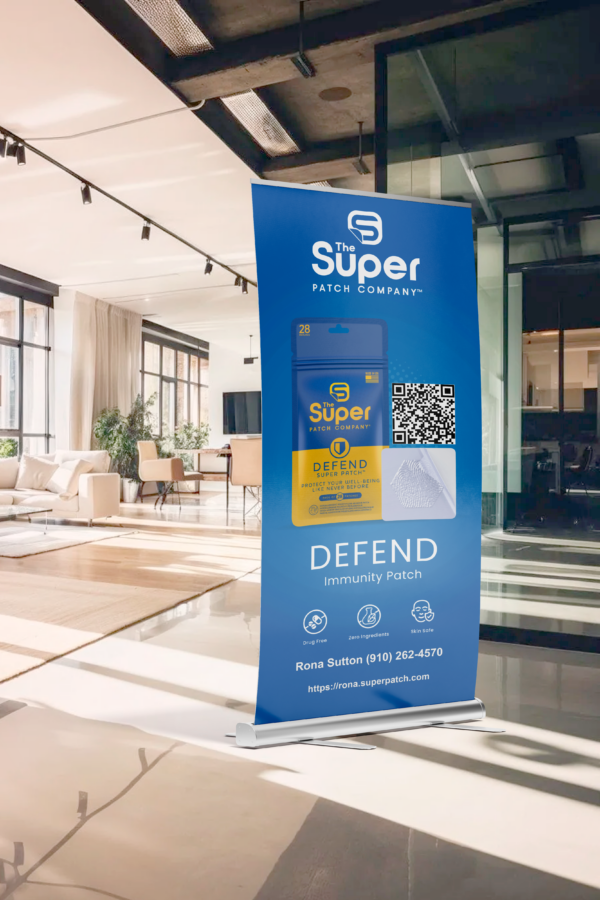 Personalized Defend SuperPatch Banner - Printed & Shipped