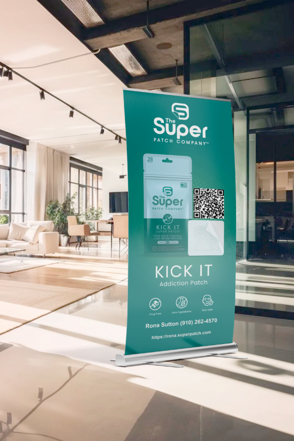 Personalized Kick It SuperPatch Banner - Printed & Shipped