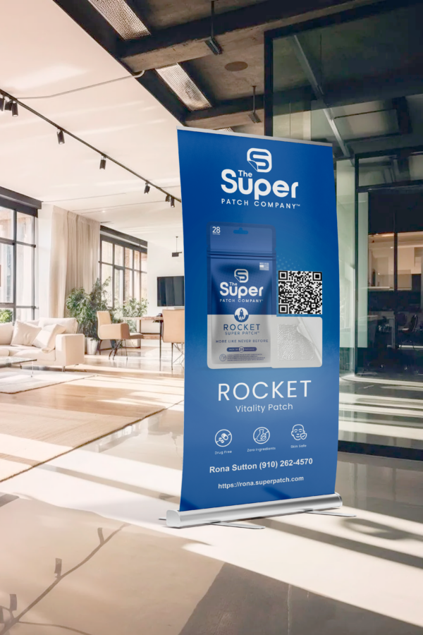 Rocket Banner Done For You Customized SuperPatch Representative Banners