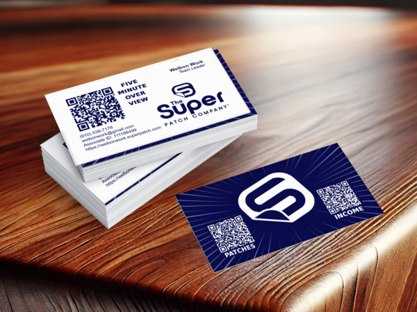 Done For You Customized SuperPatch Representative Business Cards